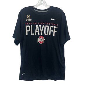 Nike Ohio State Buckeyes 2015 College Football Playoff TShirt Mens Large Black